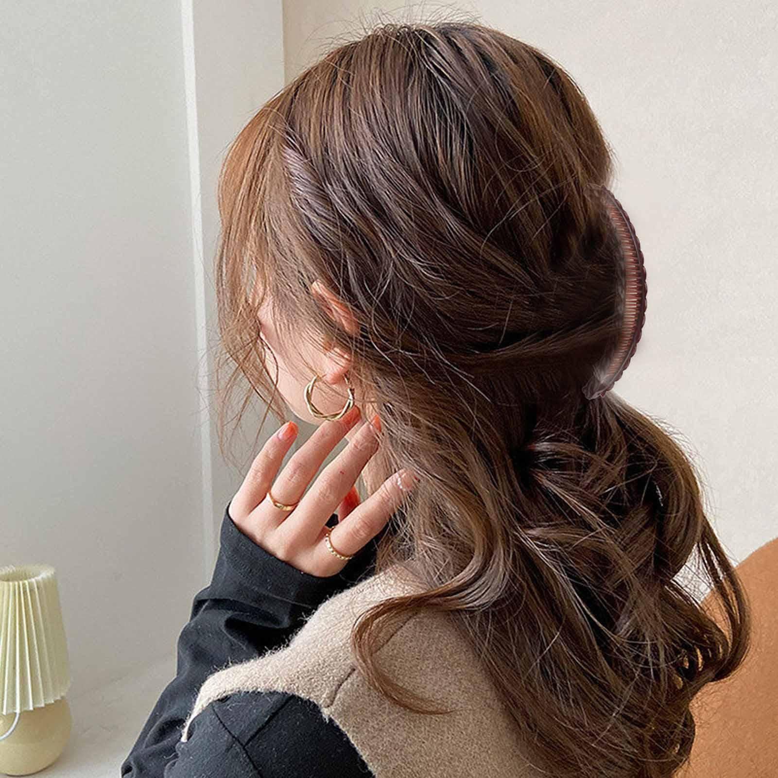 Banana clip, fish clip, vintage curling iron, comb tool for thick curly hair view 3