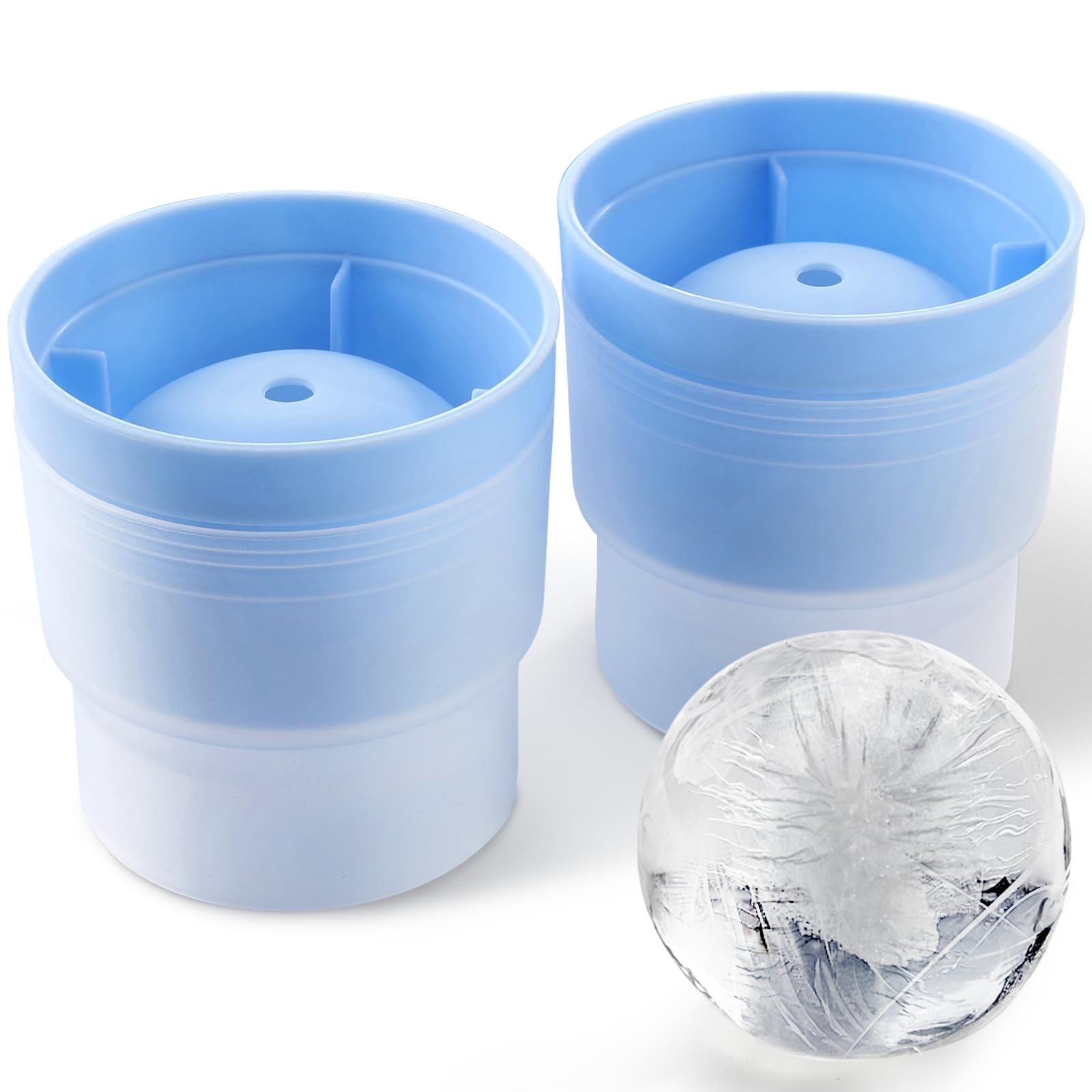 2 pcs Ice Ball Maker Mold