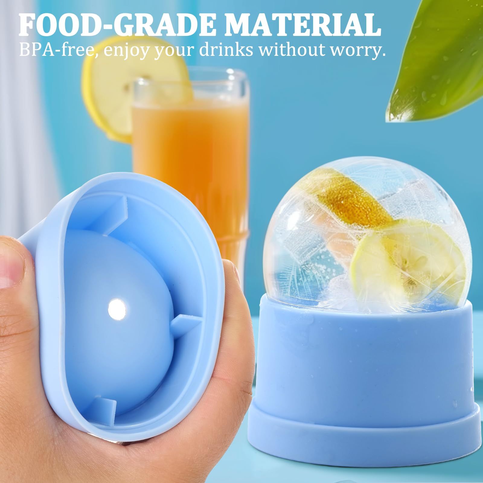 2 pcs Ice Ball Maker Mold view 2
