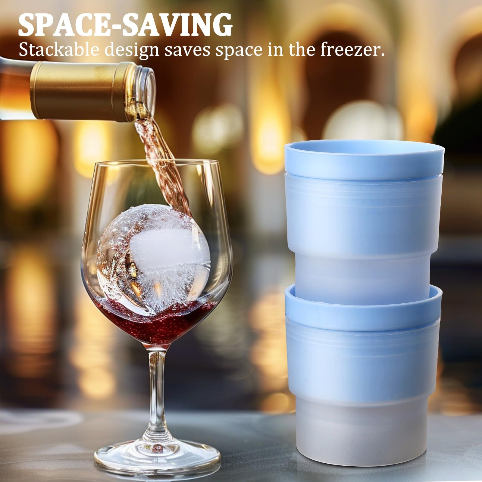 2 pcs Ice Ball Maker Mold view 3