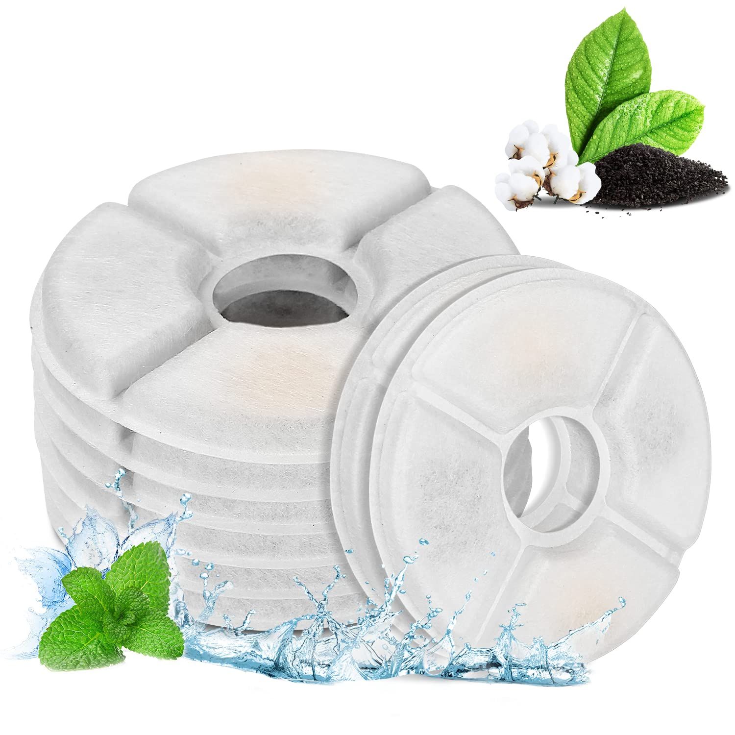 8 Pack Water Fountain Filters Replacement