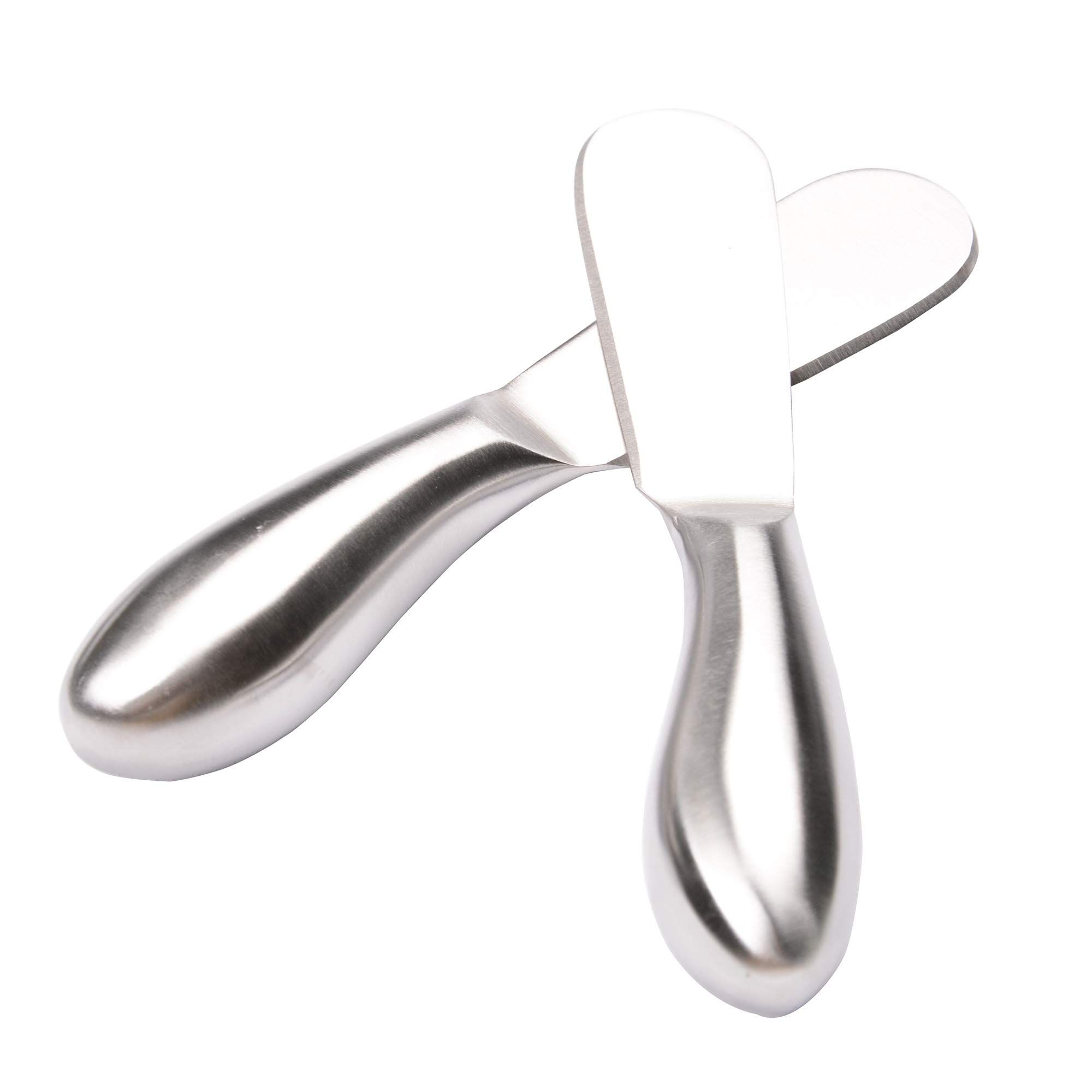 2 pcs Stainless Steel Multipurpose Cheese and Butter Spreader Knives Butter