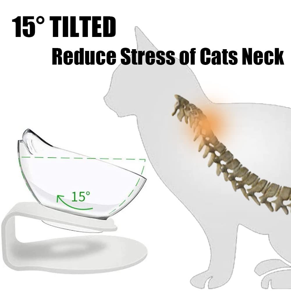 Raised Cat Bowl with Stand view 3
