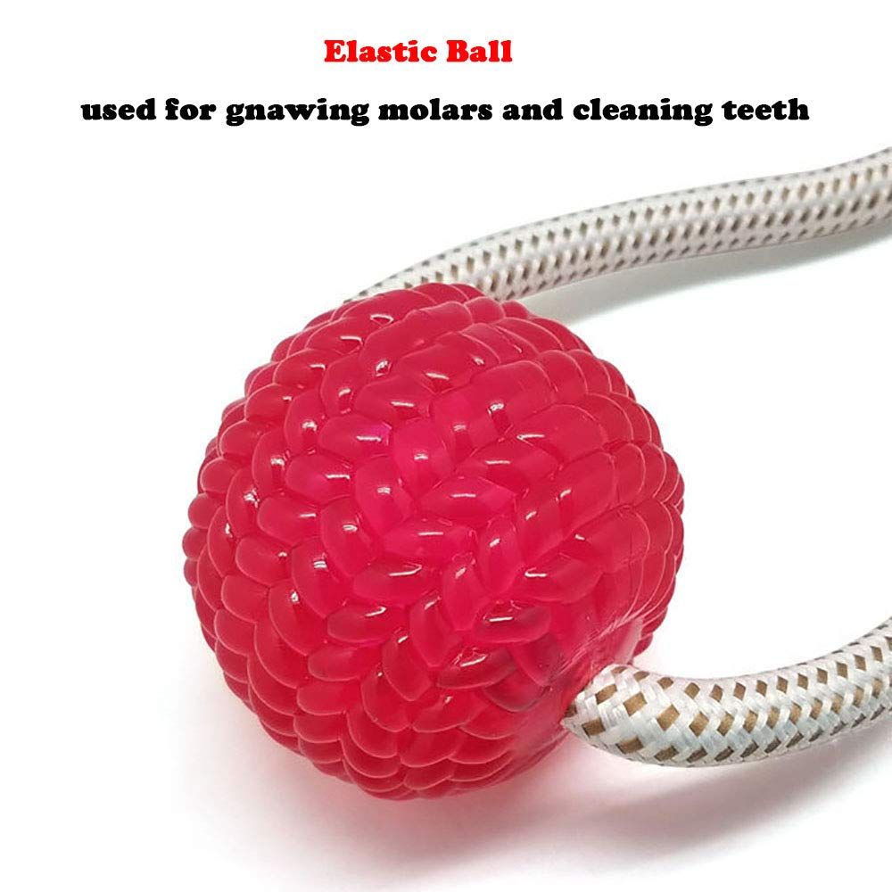 Suction Cup Dog Toy, Multifunction Pet Molar Bite Toy, Durable Pet Chew Bite view 4