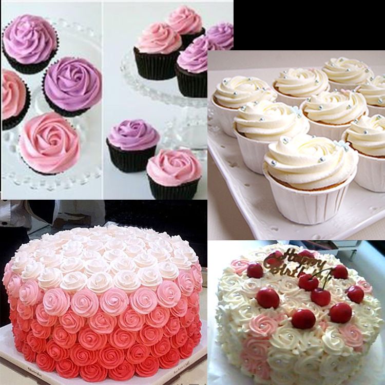 2 PCS Large Icing Piping Tips 2F Cake Cupcake Decorating Tip Set star tip for view 4