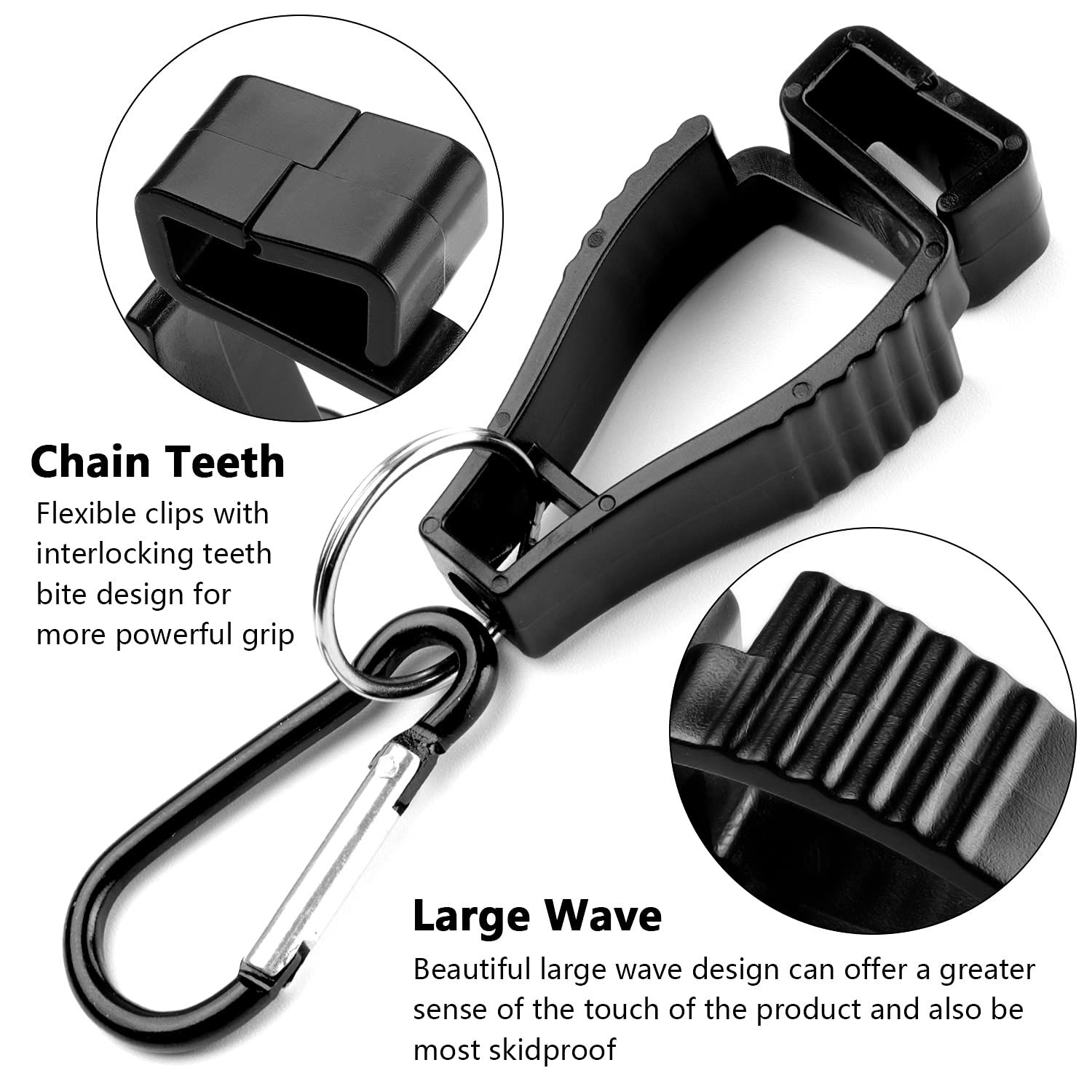 2 PCS Work Glove Clips for Work view 3