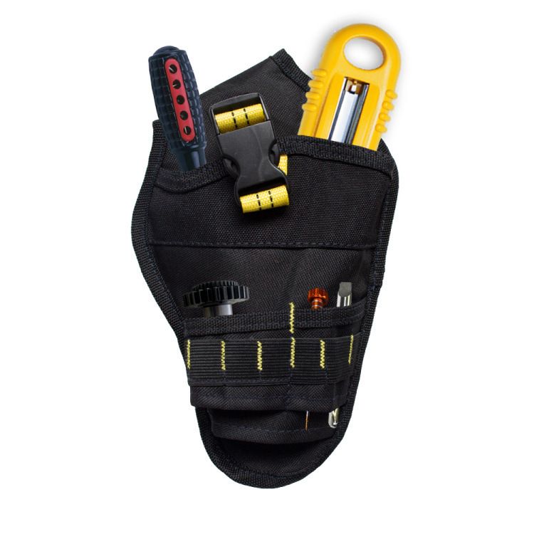 Heavy Duty Drill Holster Tool Belt Pouch Bit Holder Hanging Waist Bag Drill view 3