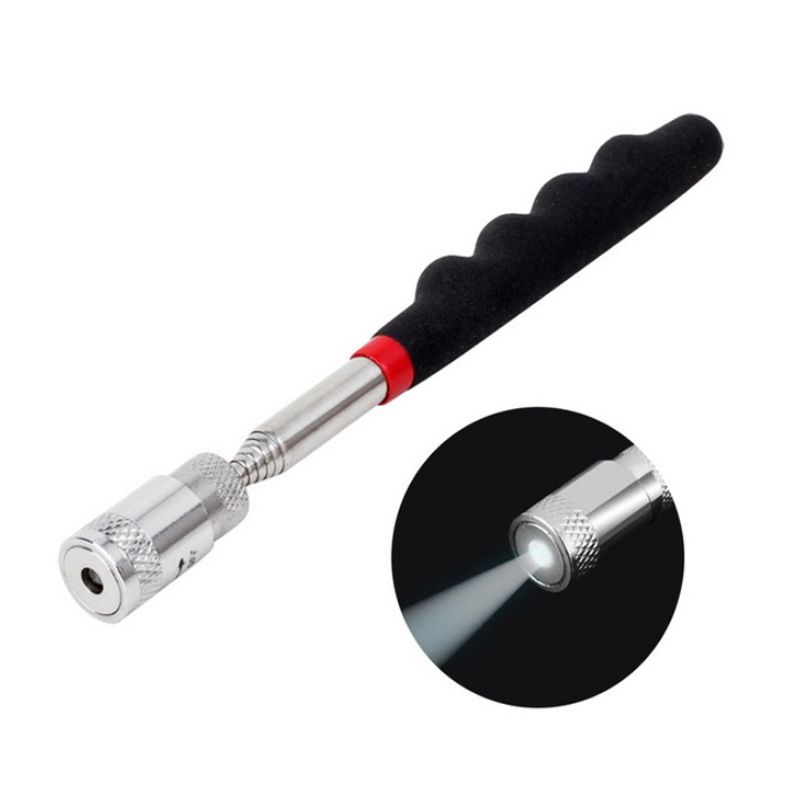 Magnetic Pick up Tool Extendable Magnet Stick with Lights 8 LB Telescoping view 4