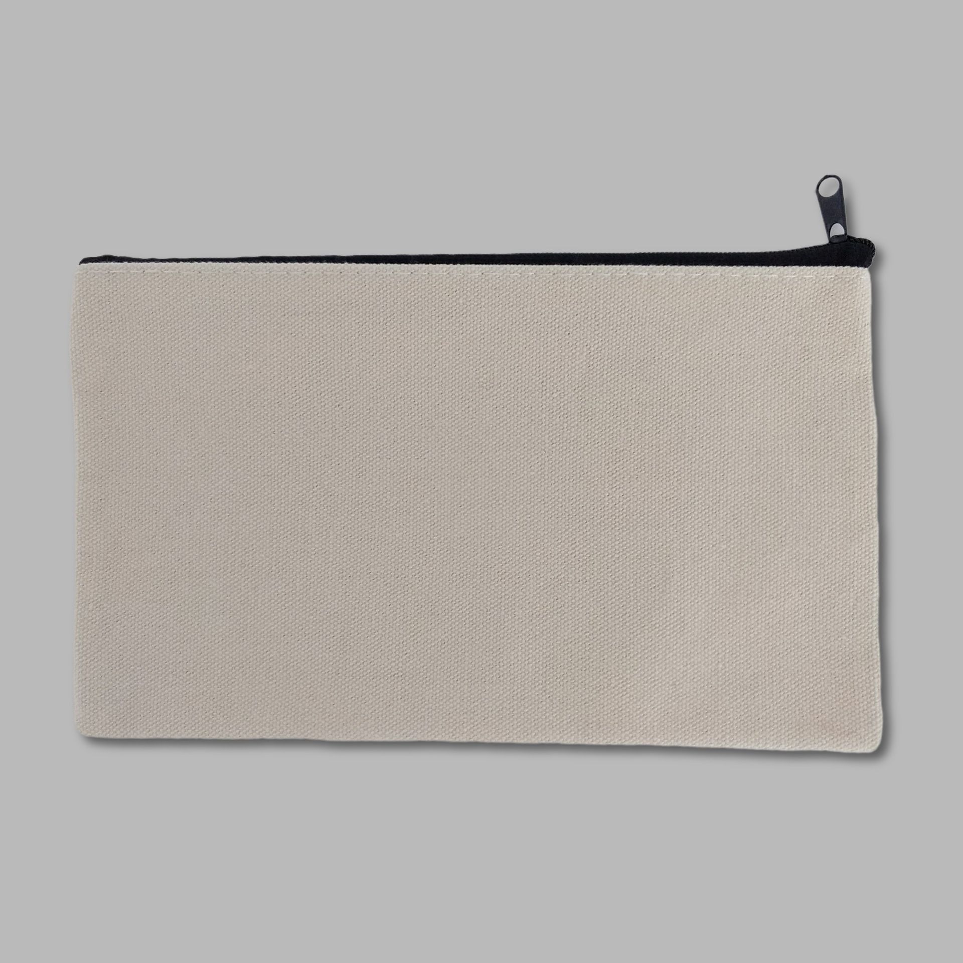2pcs Canvas Bags,Pencil Case,Makeup Bag,Blank Zipper Pencil Pouch for School view 5