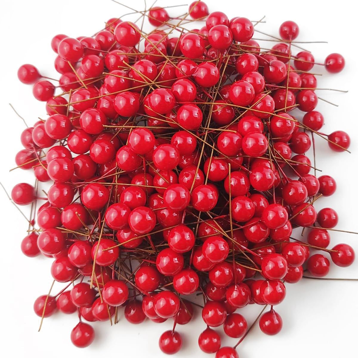 300PCS Artificial Holly Berries view 3