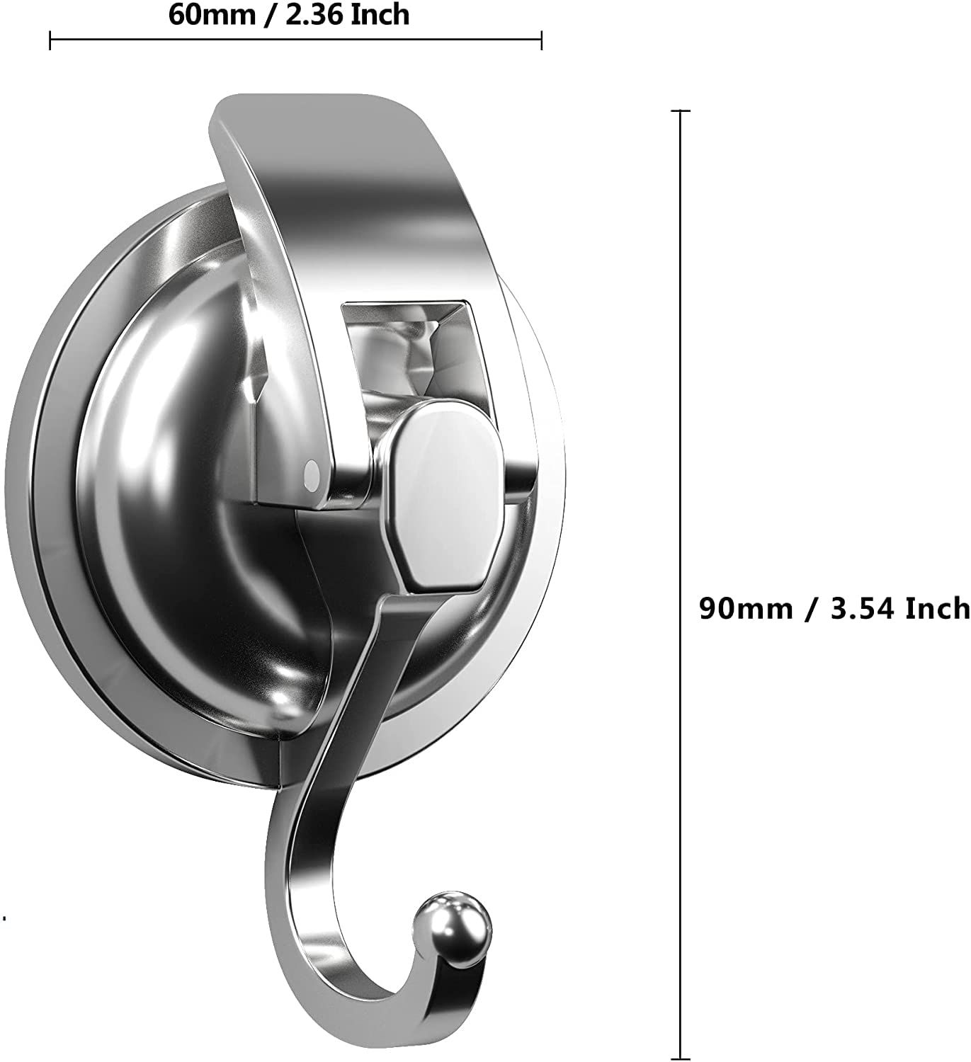 Suction Cup Hooks for Shower view 2