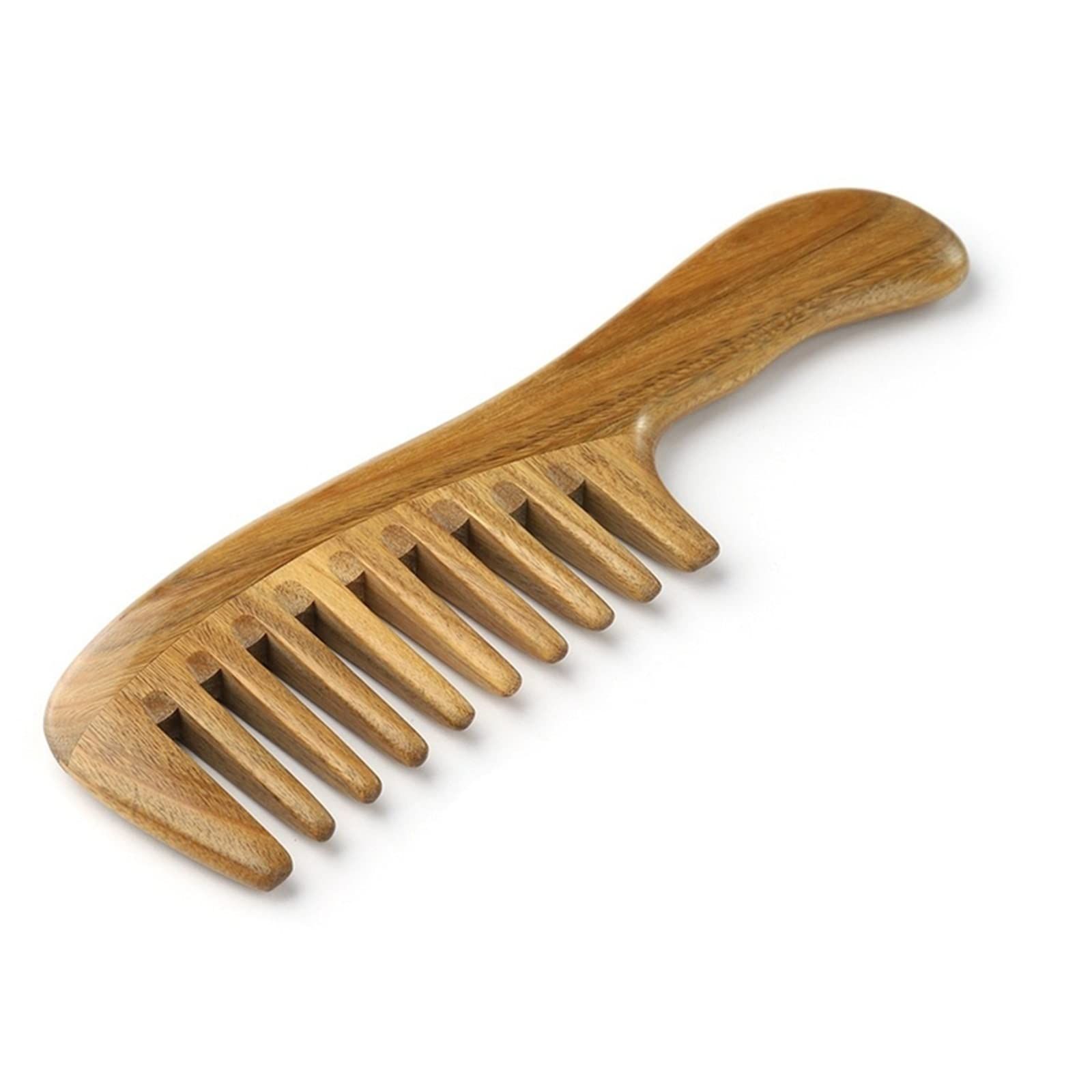 Natural Sandalwood Hair Combs - Anti-Static Sandalwood Scent Natural Hair view 2