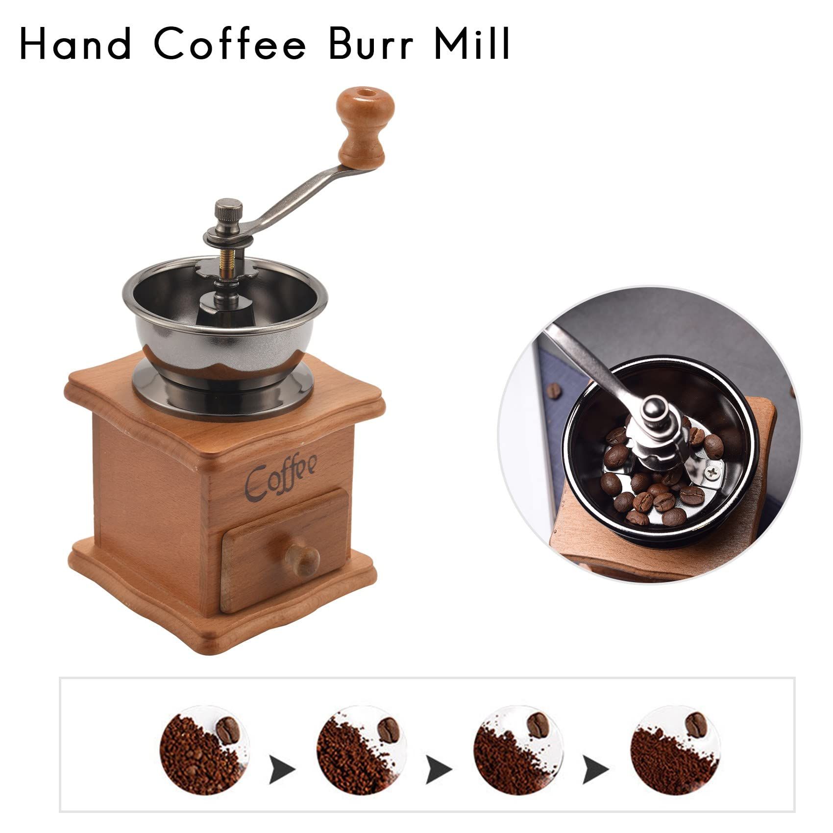 Manual Coffee Grinder, Hand Coffee Beans Grinding Machine, Hand Coffee Burr view 2