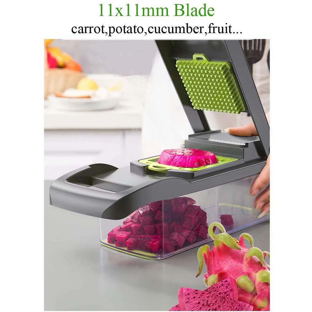 Vegetable Chopper Slicer Cutter Chopper and Grater 12 in 1 Vegetable Slicer view 4