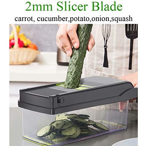 Vegetable Chopper Slicer Cutter Chopper and Grater 12 in 1 Vegetable Slicer view 5
