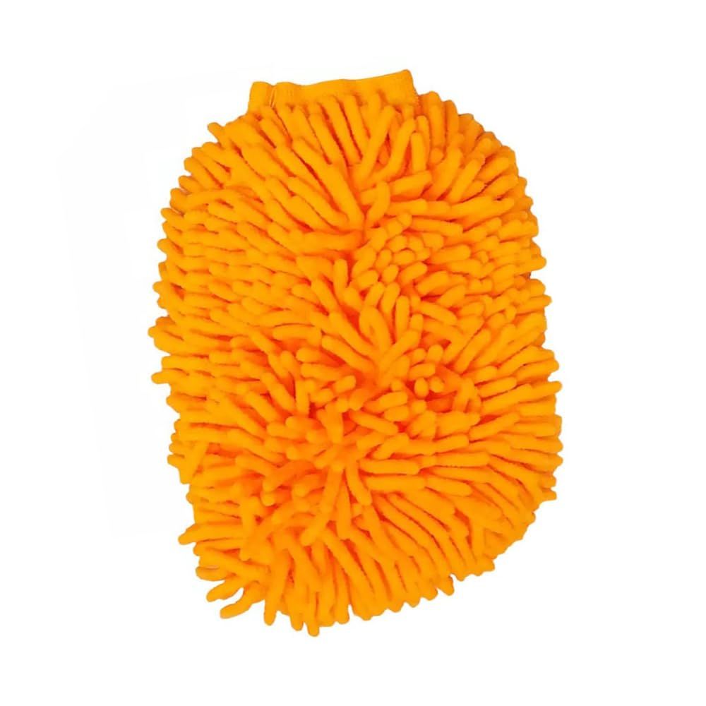 Microfiber Chenille Wash Mitt - Double Side Reusable Gloves for Cleaning view 4