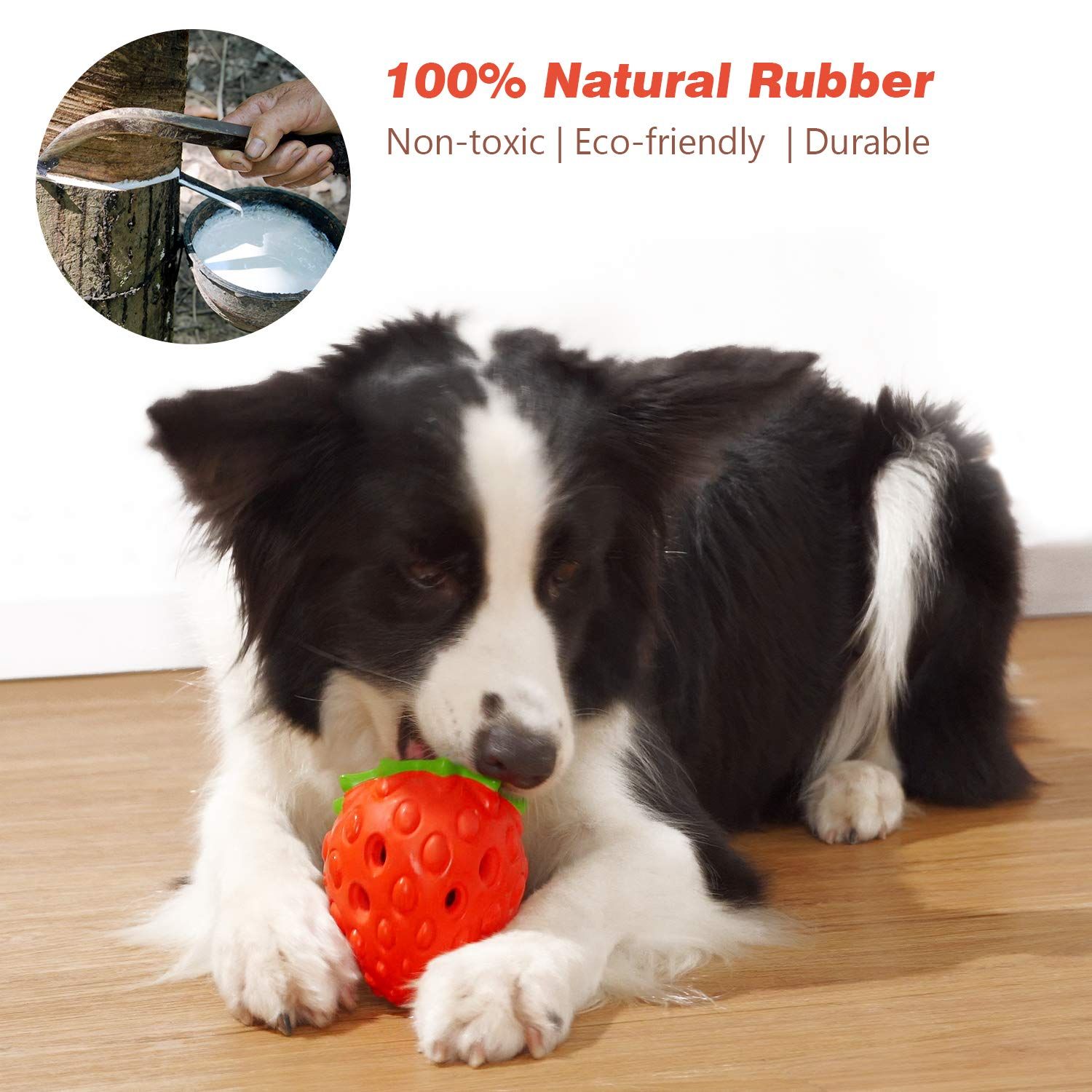 Dog Puzzle Toys, Rubber Dog Chew Toys,Treat Food Dispensing Dog Toys for Teeth view 4