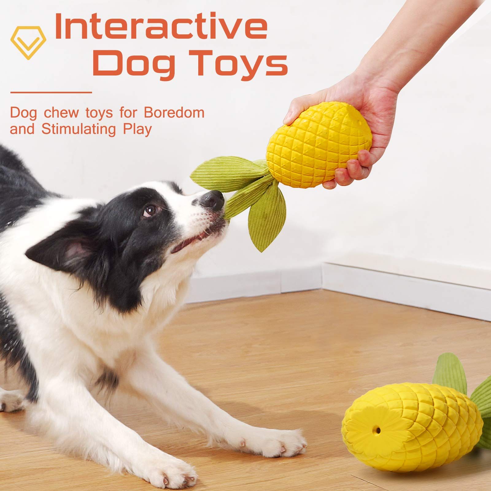 Squeaky Dog Toys for Aggressive Chewer Large Medium Breed Dog view 3