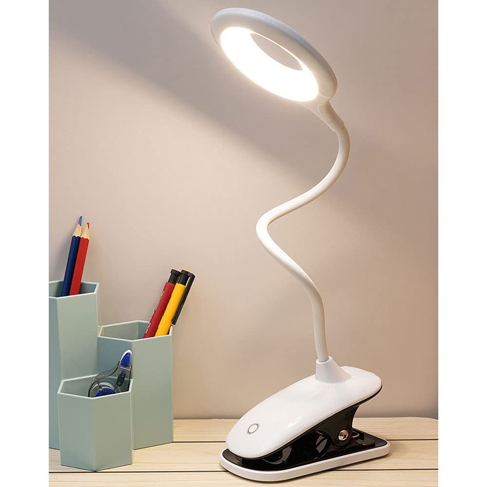 Clip On Dimmable Desk Lamp for Bed Headboard view 2