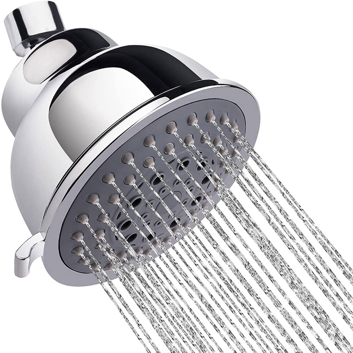 High Pressure Shower Head - 4 Inches Rain Showerhead - 5 Spray Settings view 5