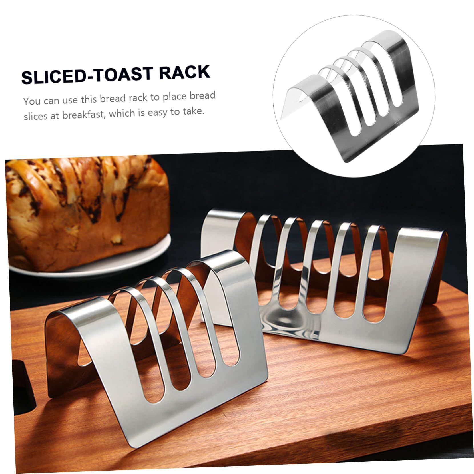 Bread Rack Tableware for Bread Kitchen Supplies Cooling Rack for Sliced-toast view 3