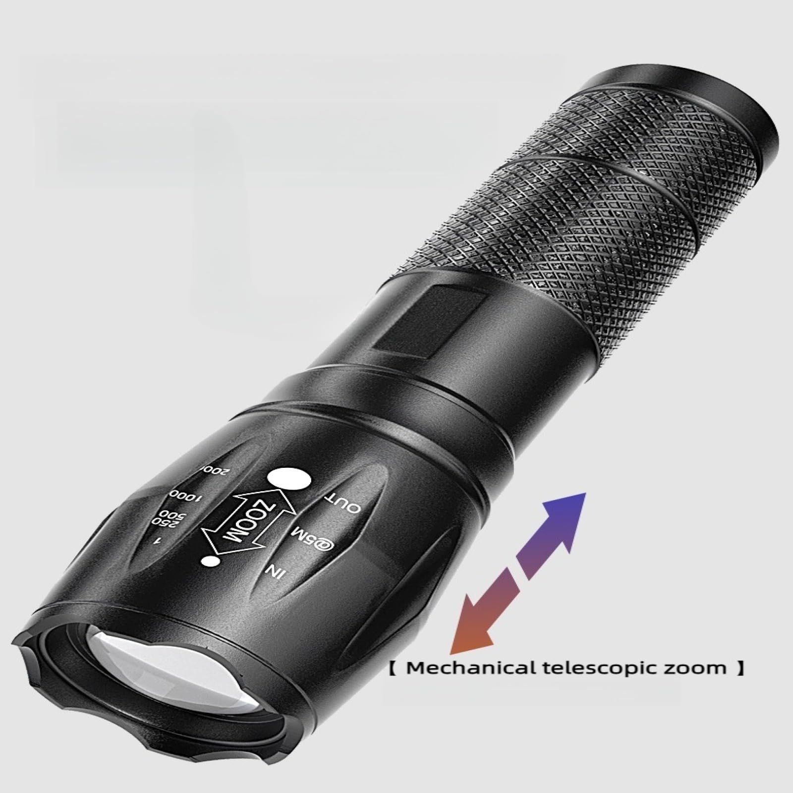 LED Emergency Handheld Flashlight with Adjustable Focus view 3