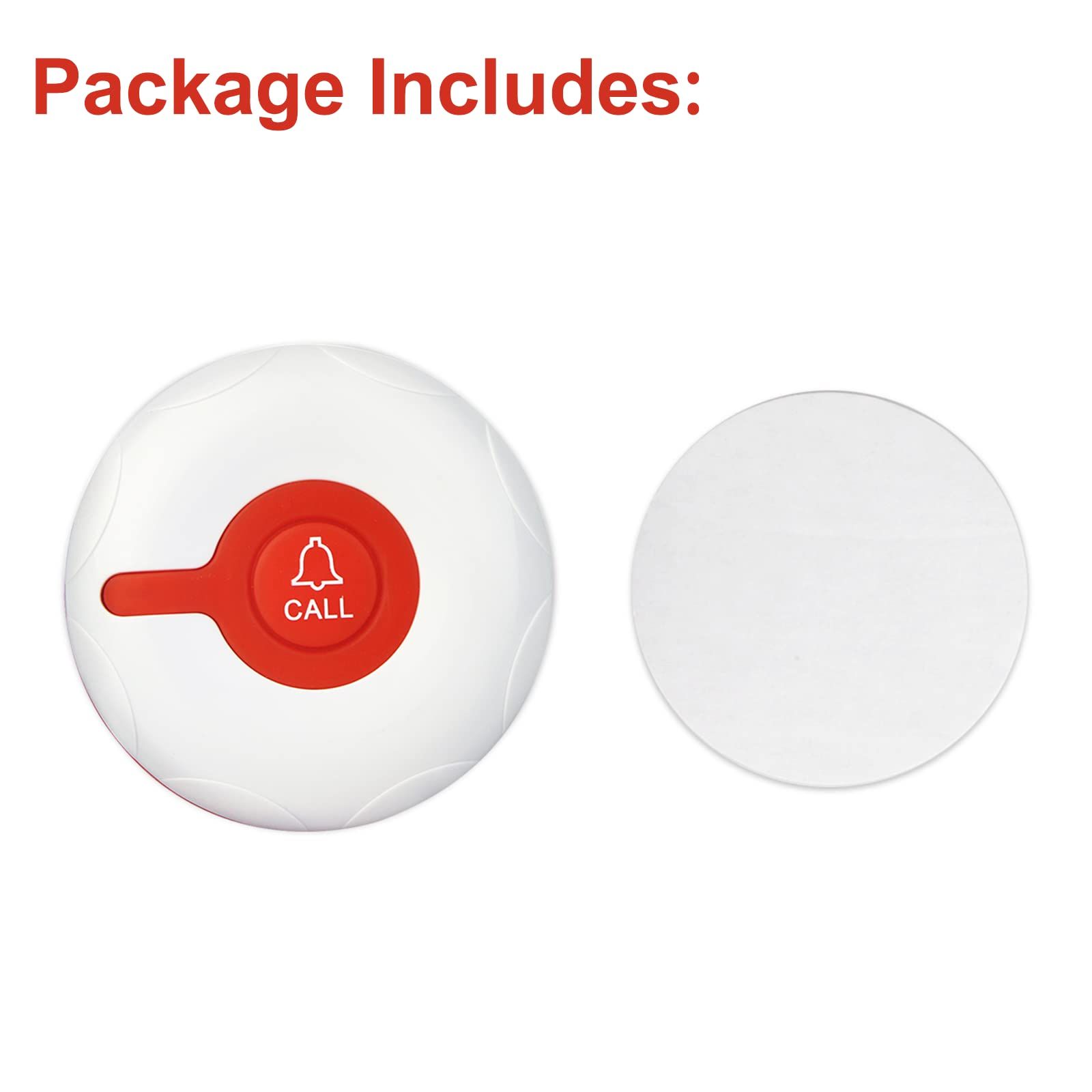 Waterproof wireless call buttons for nursing staff pagers and restaurant call view 3