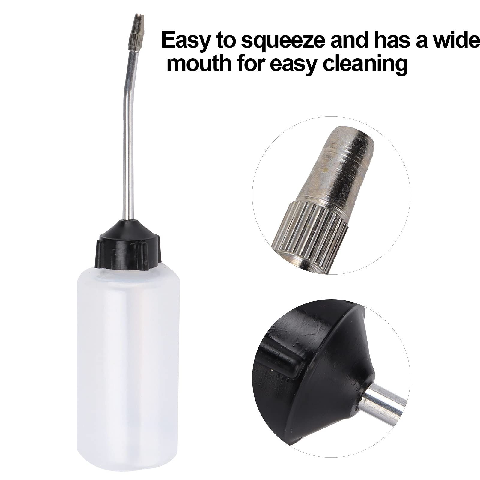 Iron spout 120ML sewing machine empty oil pot plastic iron spout oil pot view 5