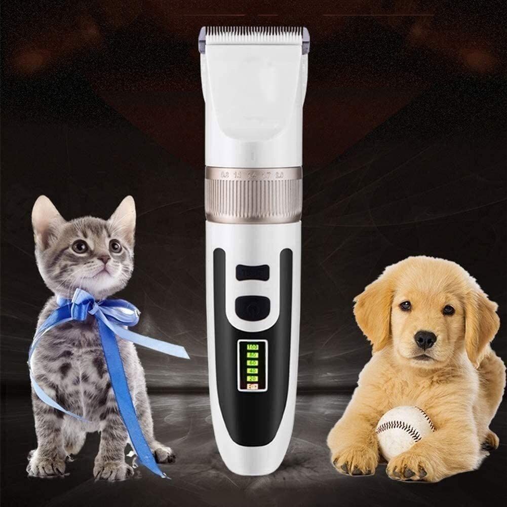 Pet Dog Grooming Kit, Dog Clippers Cordless Quiet Dog Hair Clippers Trimmer view 4