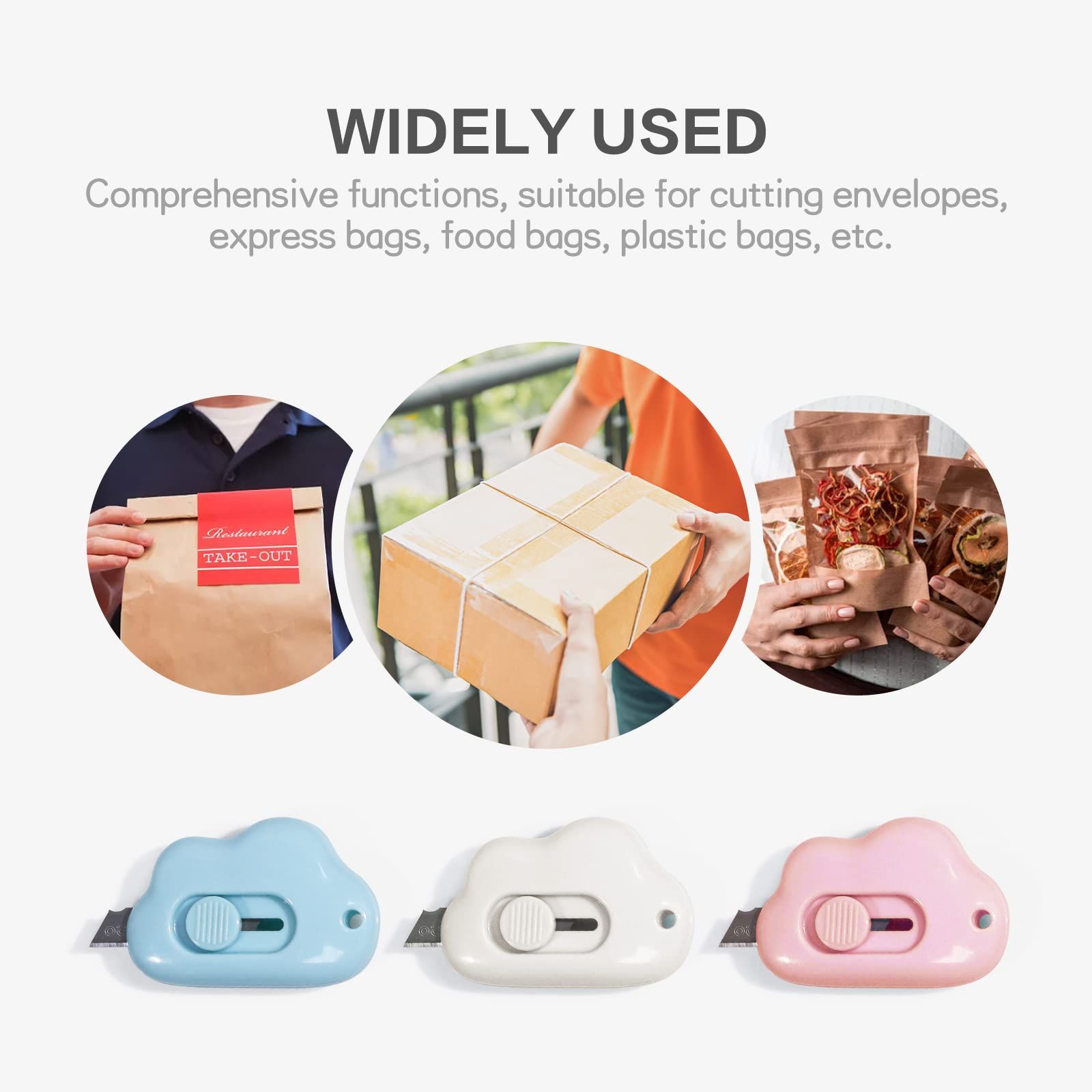 3PCS Mini Cloud Shaped Utility Knife view 5