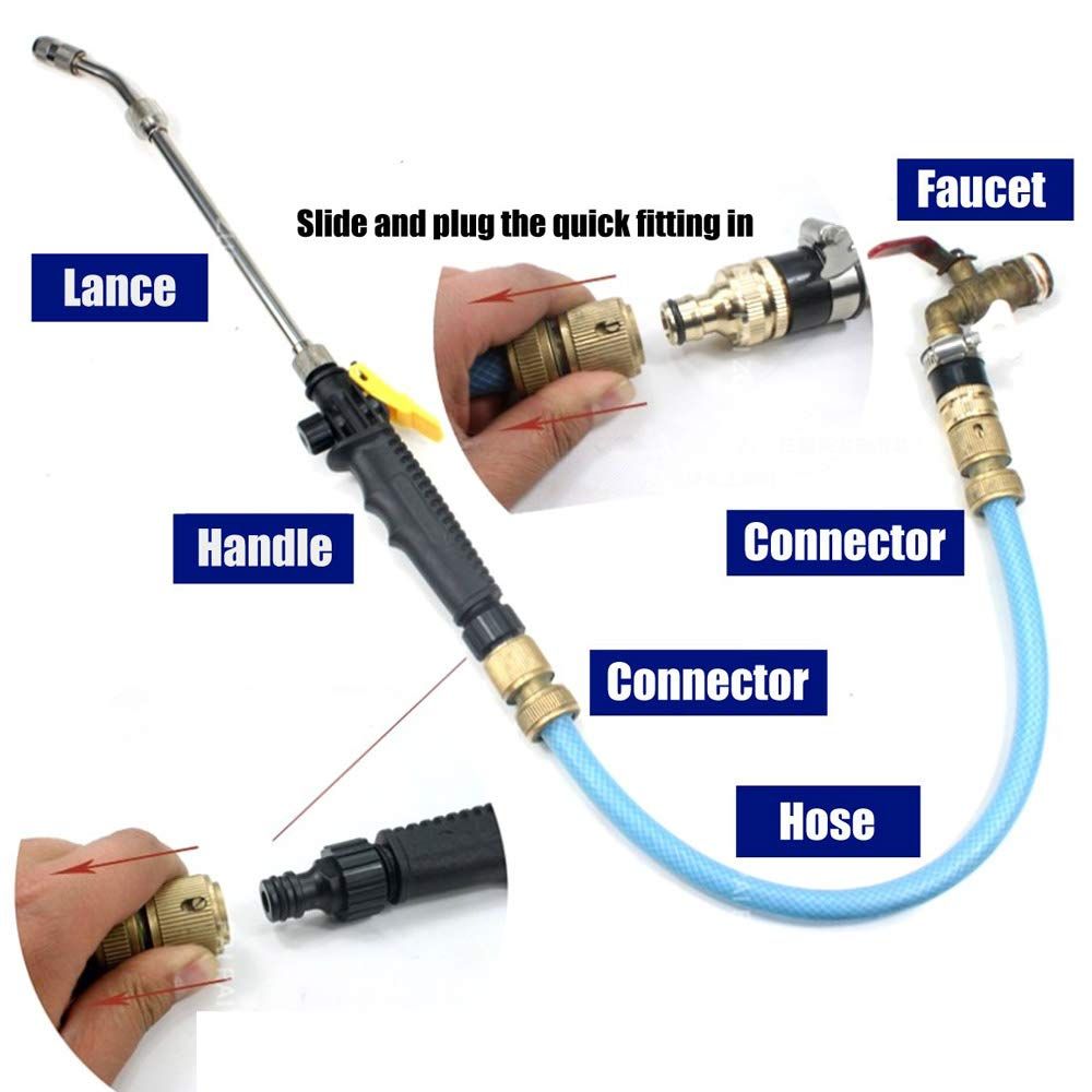 2pc High Pressure Washer Wand view 3
