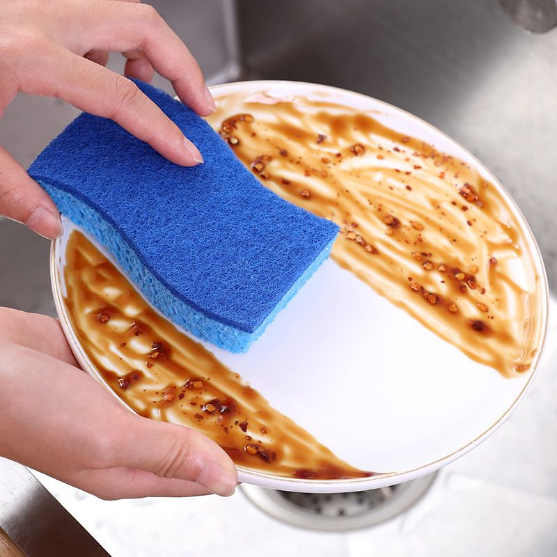 5pc Non-Scratch Cellulose Scrub Sponge view 2