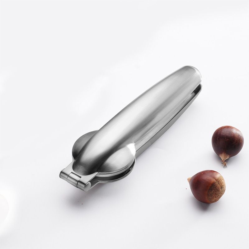 Nut Cracker Chestnut Clip Walnut Almonds Hazelnuts Pliers Metal Nut Opener view 5