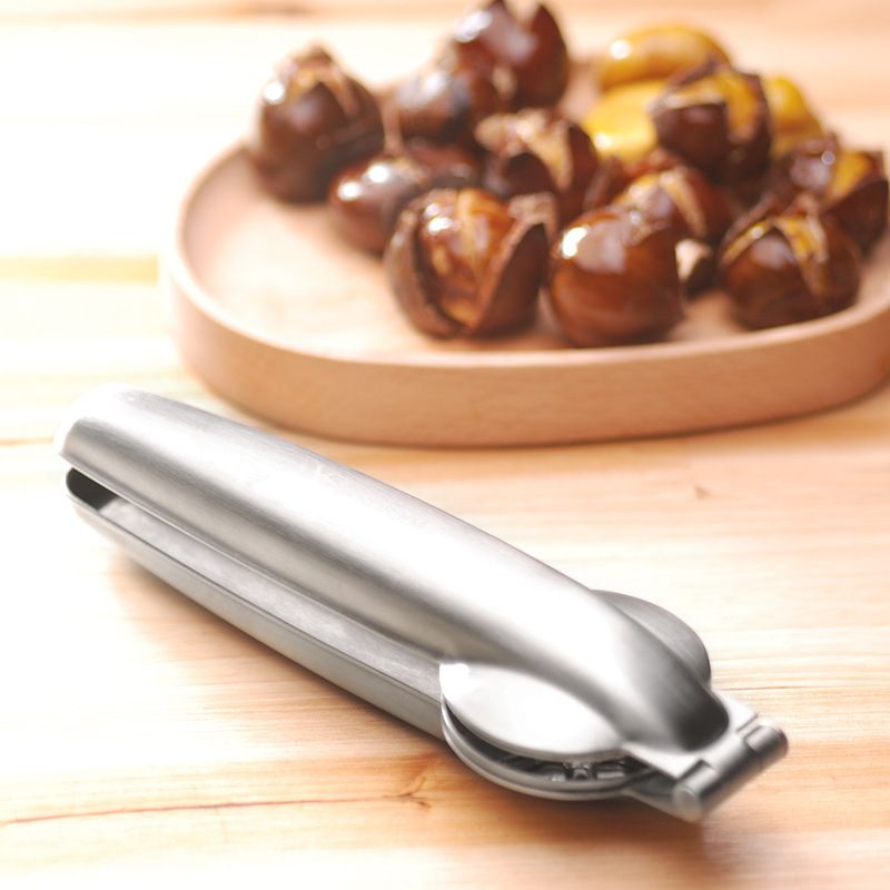 Nut Cracker Chestnut Clip Walnut Almonds Hazelnuts Pliers Metal Nut Opener view 7