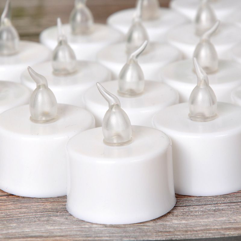 LED Tea Lights, 24 Pack Flickering Flameless Tea Lights,Battery Operated Tea view 7