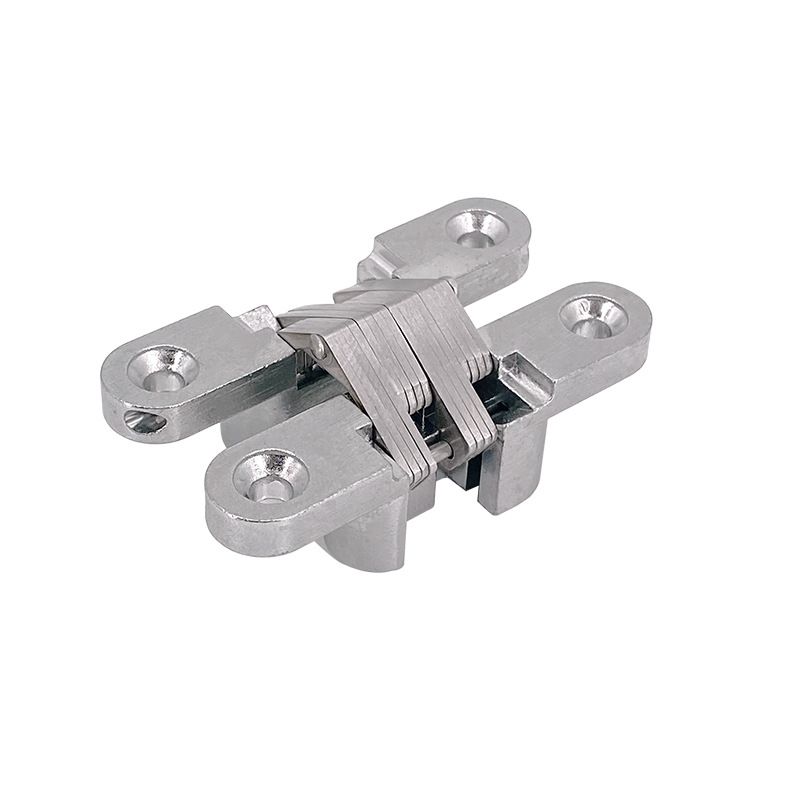 Zinc Alloy Hidden Hinge Invisible Folding Door Concealed Cross Hidden Hinges view 2