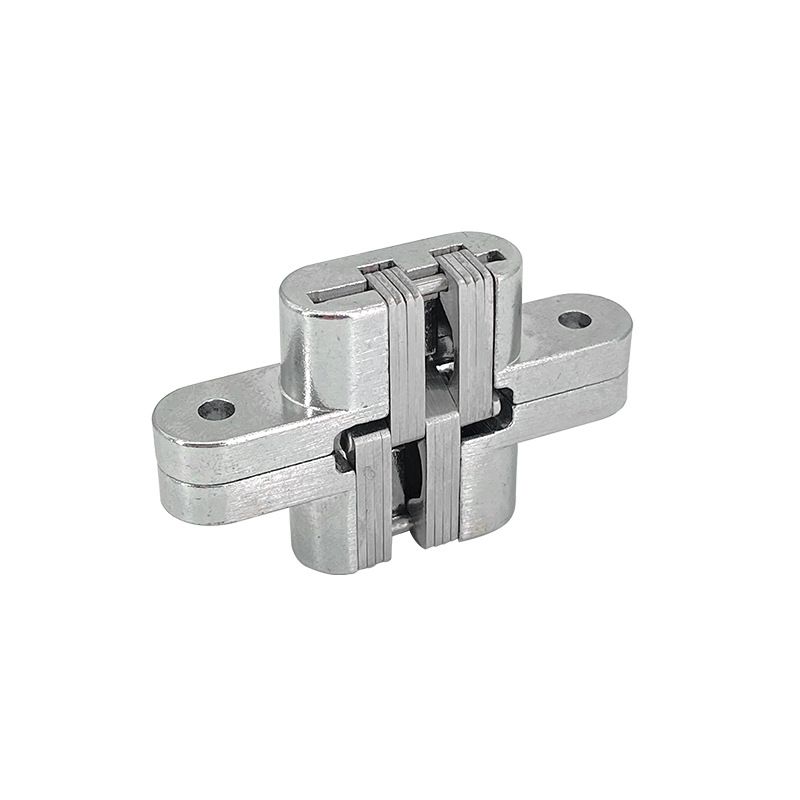 Zinc Alloy Hidden Hinge Invisible Folding Door Concealed Cross Hidden Hinges view 4