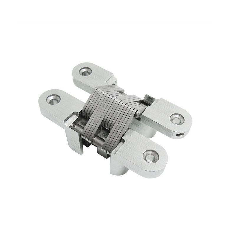 Zinc Alloy Hidden Hinge Invisible Folding Door Concealed Cross Hidden Hinges view 6