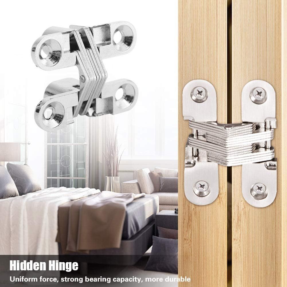 Zinc Alloy Hidden Hinge Invisible Folding Door Concealed Cross Hidden Hinges view 10