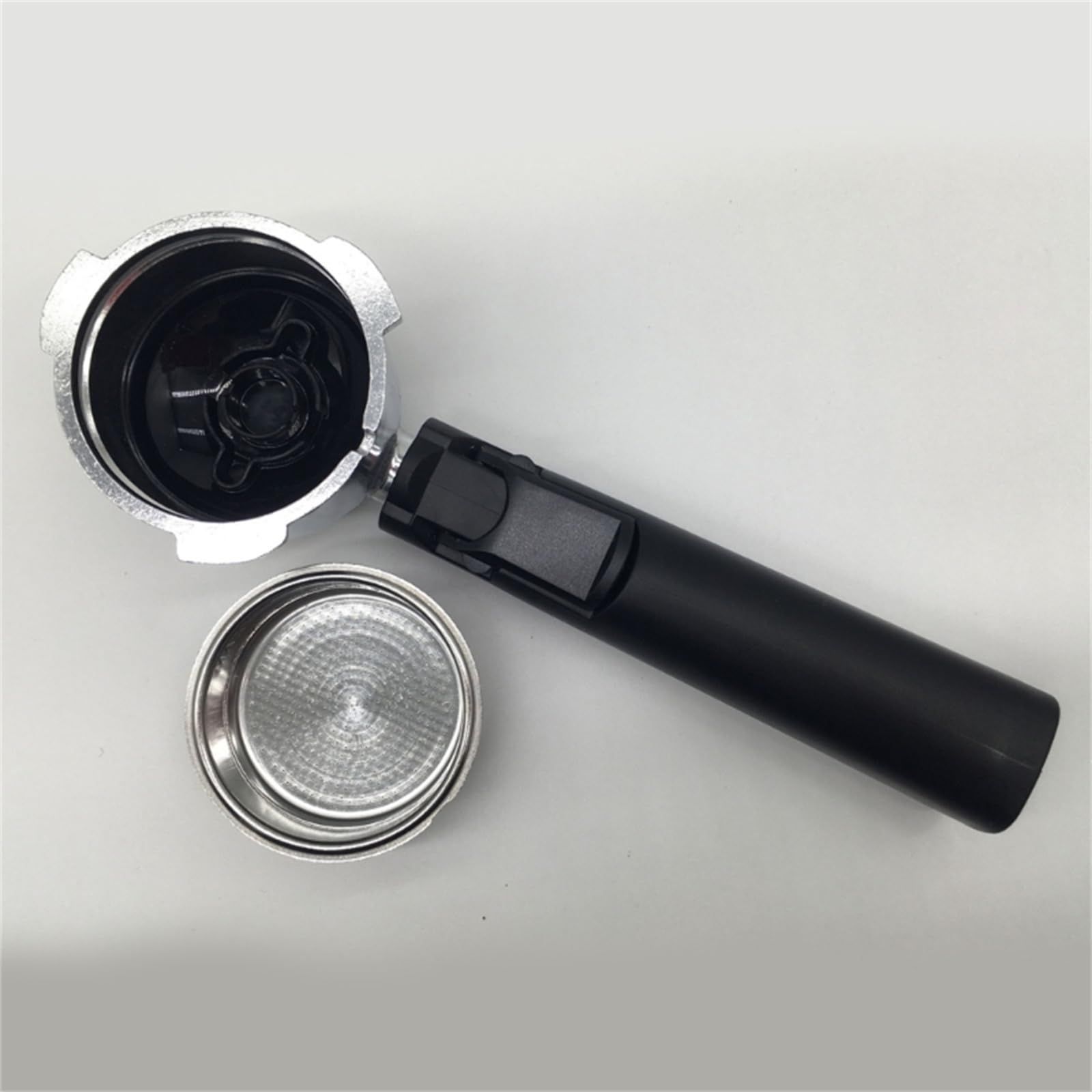 Stainless Steel 51 mm Bottomless Portafilter With Filter Basket Professional view 5