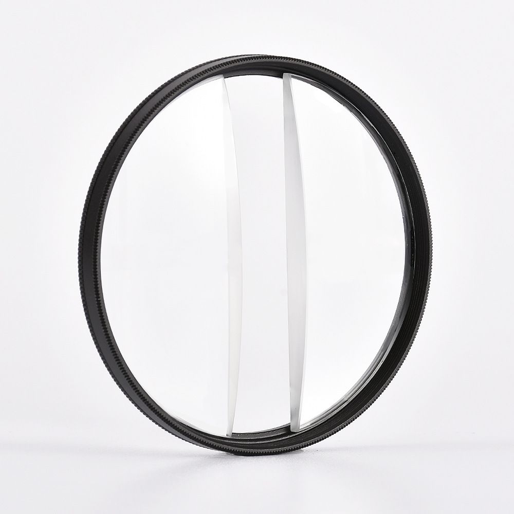 77MM Lens Filter Kit Camera Special Effects Filter Double Glass Split Diopter