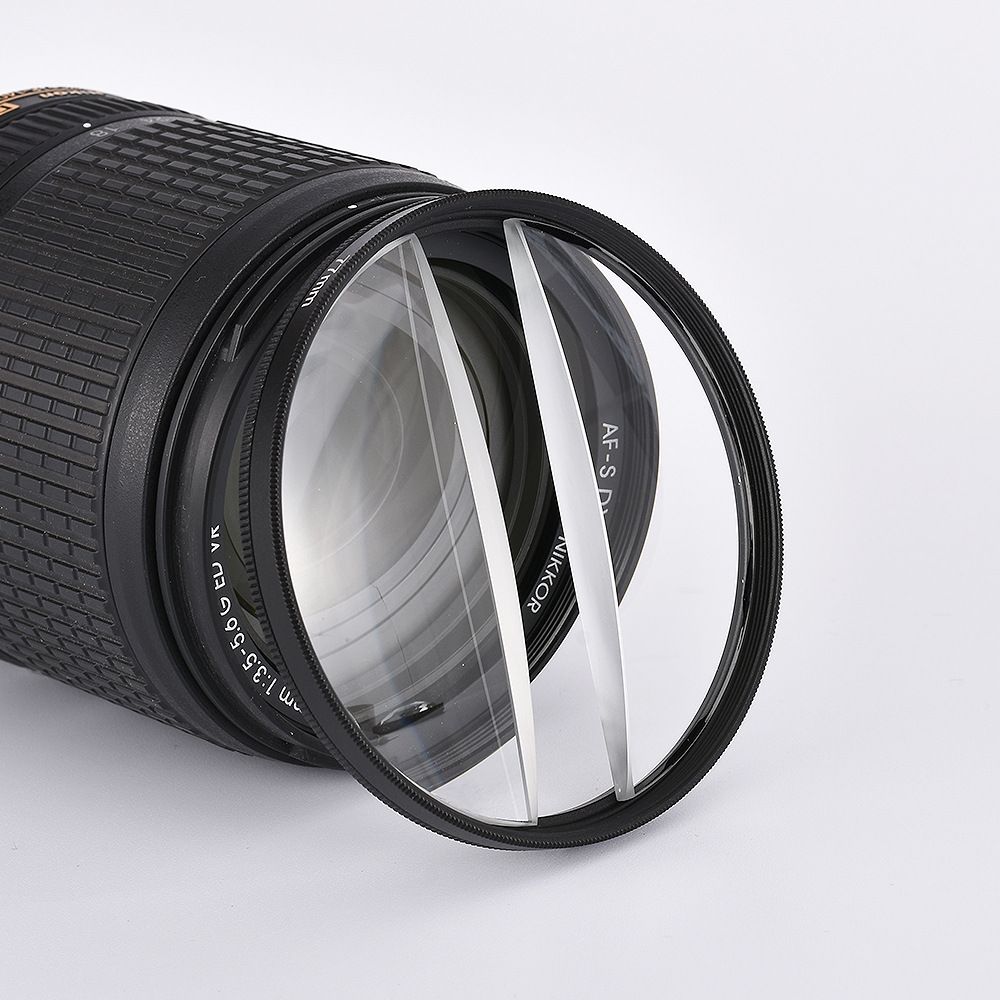 77MM Lens Filter Kit Camera Special Effects Filter Double Glass Split Diopter view 4