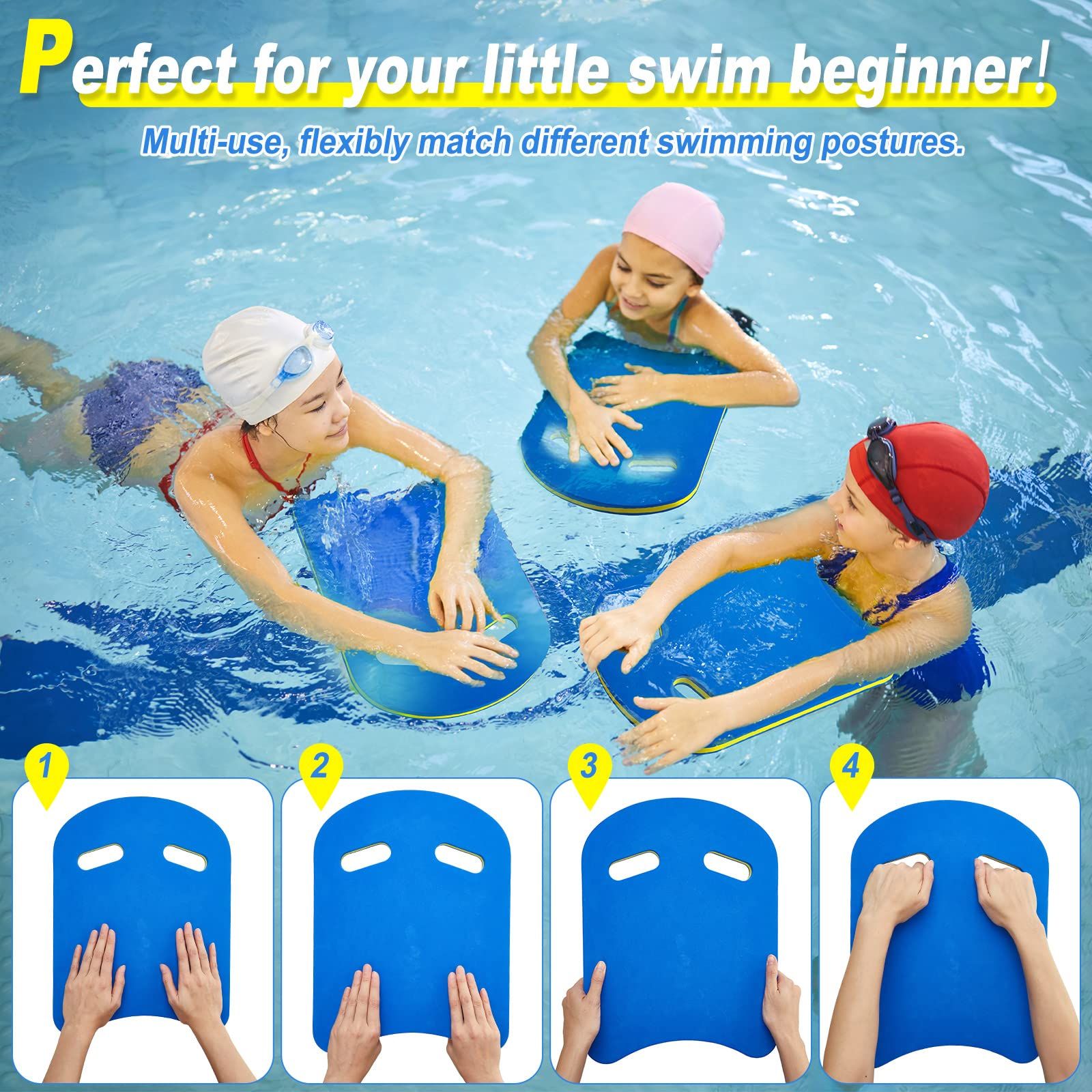 Safety Swimming Kickboard for Kid Adult Beginner Training Aid Pool Kick Board view 5