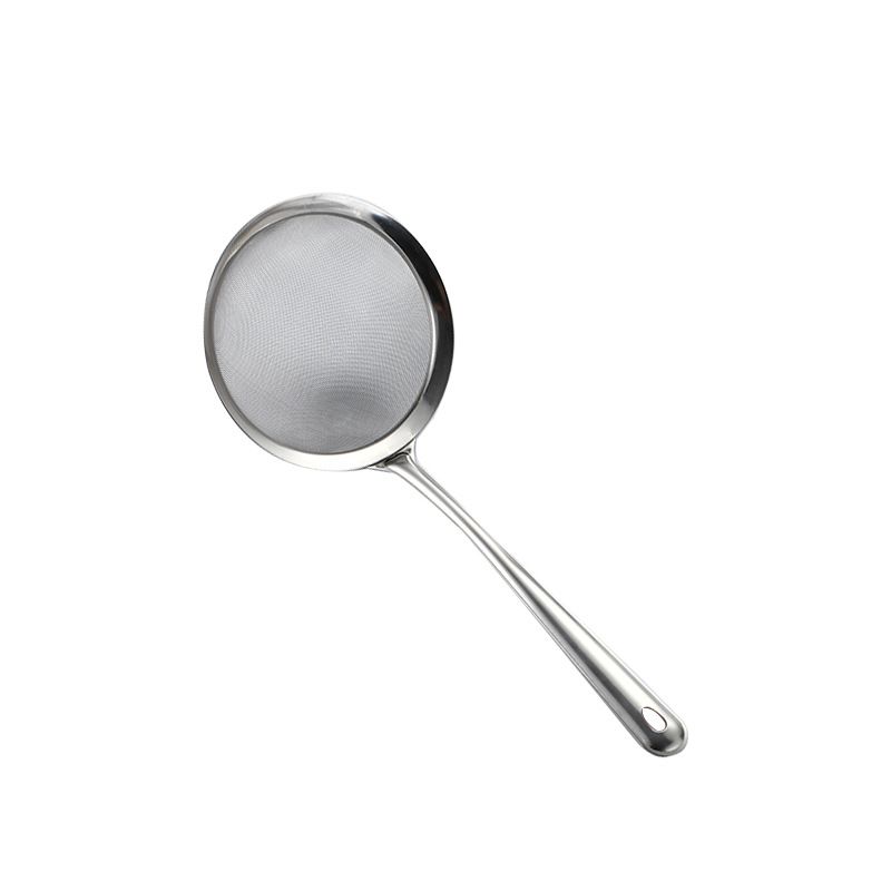 Fine Mesh Strainers with Handle Dining Room Noodle Dumplings Stainless Steel