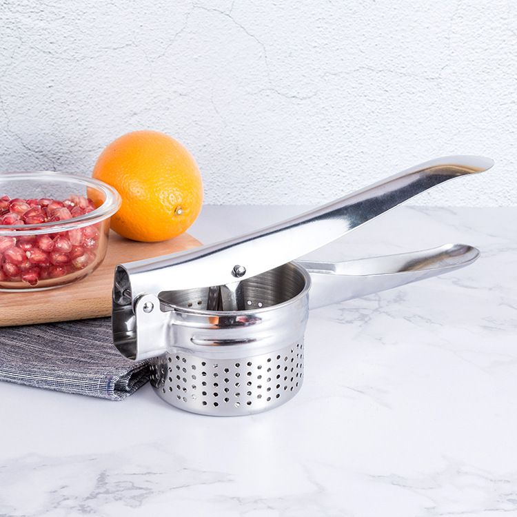 Multi-Purpose Squeezer Premium Stainless Steel Juicer Manual Food Grinder Hand view 3