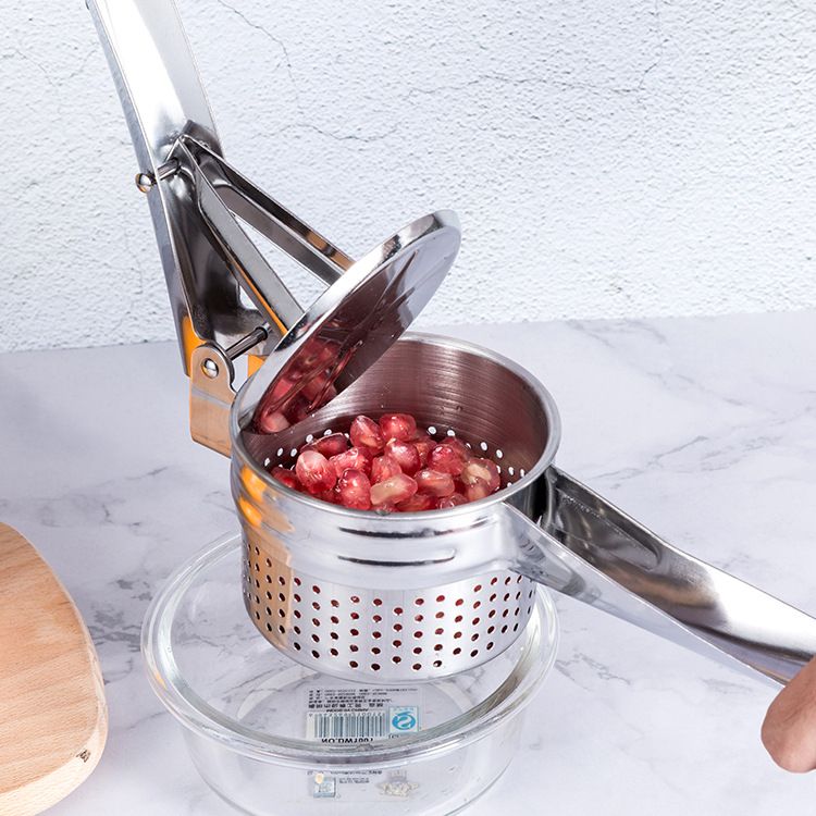 Multi-Purpose Squeezer Premium Stainless Steel Juicer Manual Food Grinder Hand view 5