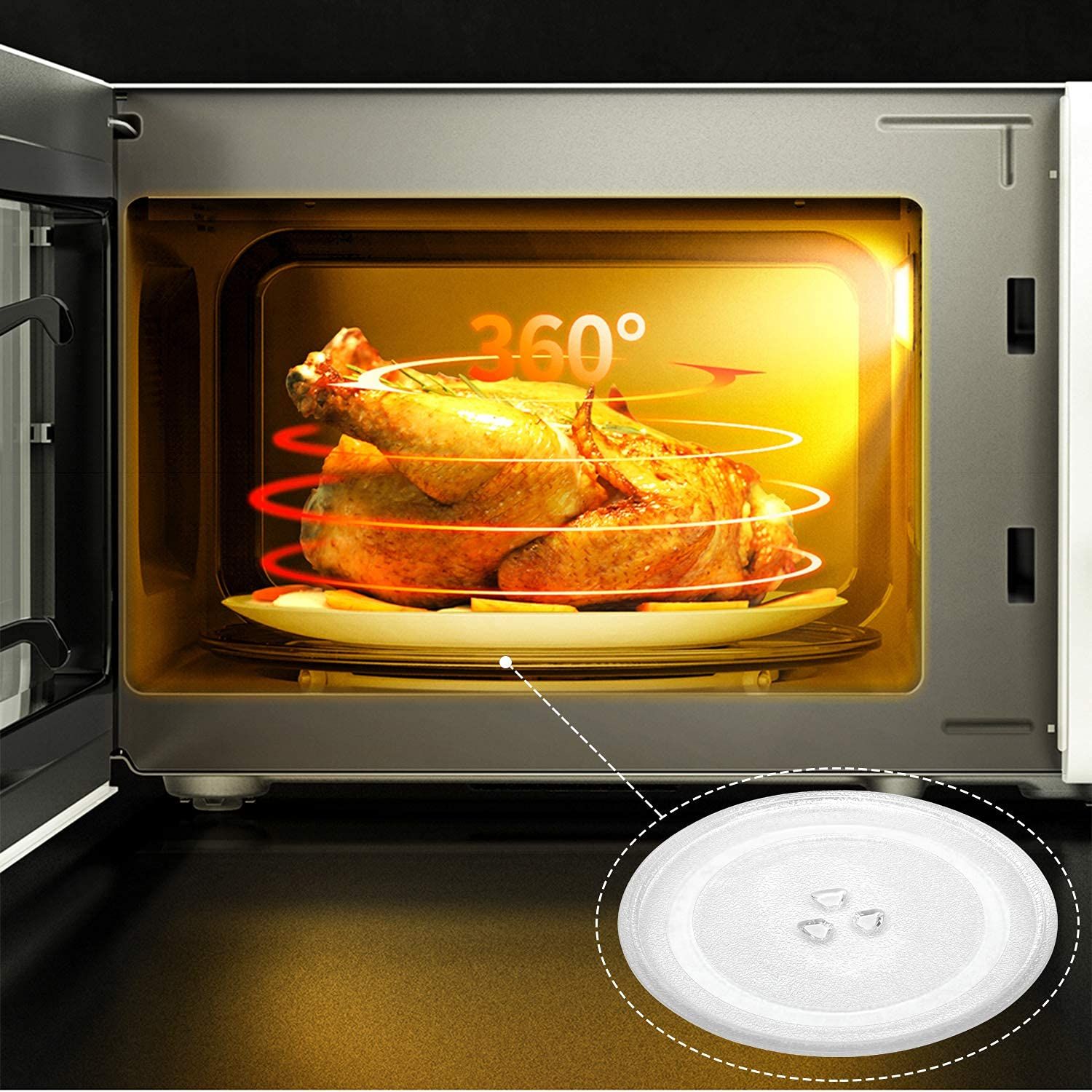 Microwave Glass Plate Replacement view 6