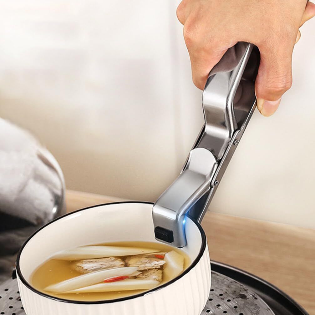 Gripper Stainless Steel Bowls Clips Anti-scalding Plate Lifter Hot Pot Pan view 7