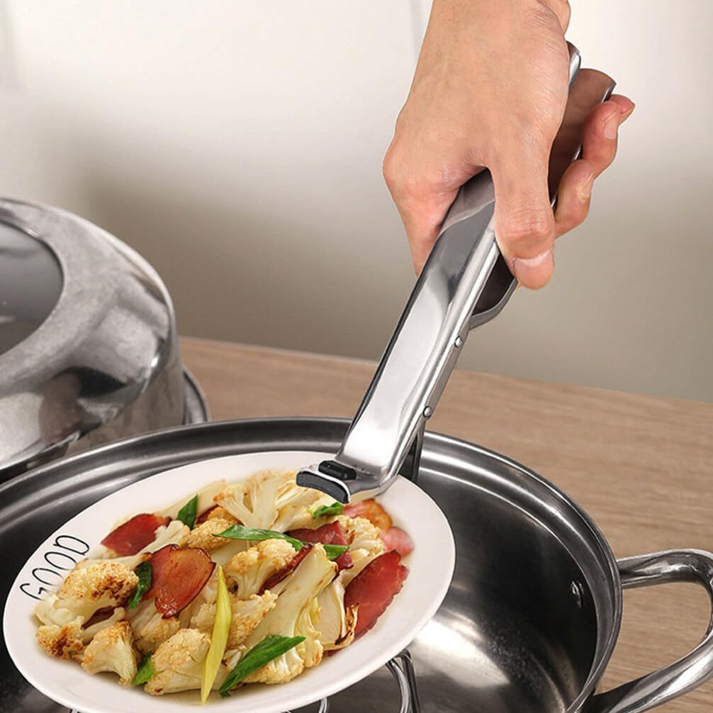 Gripper Stainless Steel Bowls Clips Anti-scalding Plate Lifter Hot Pot Pan view 9