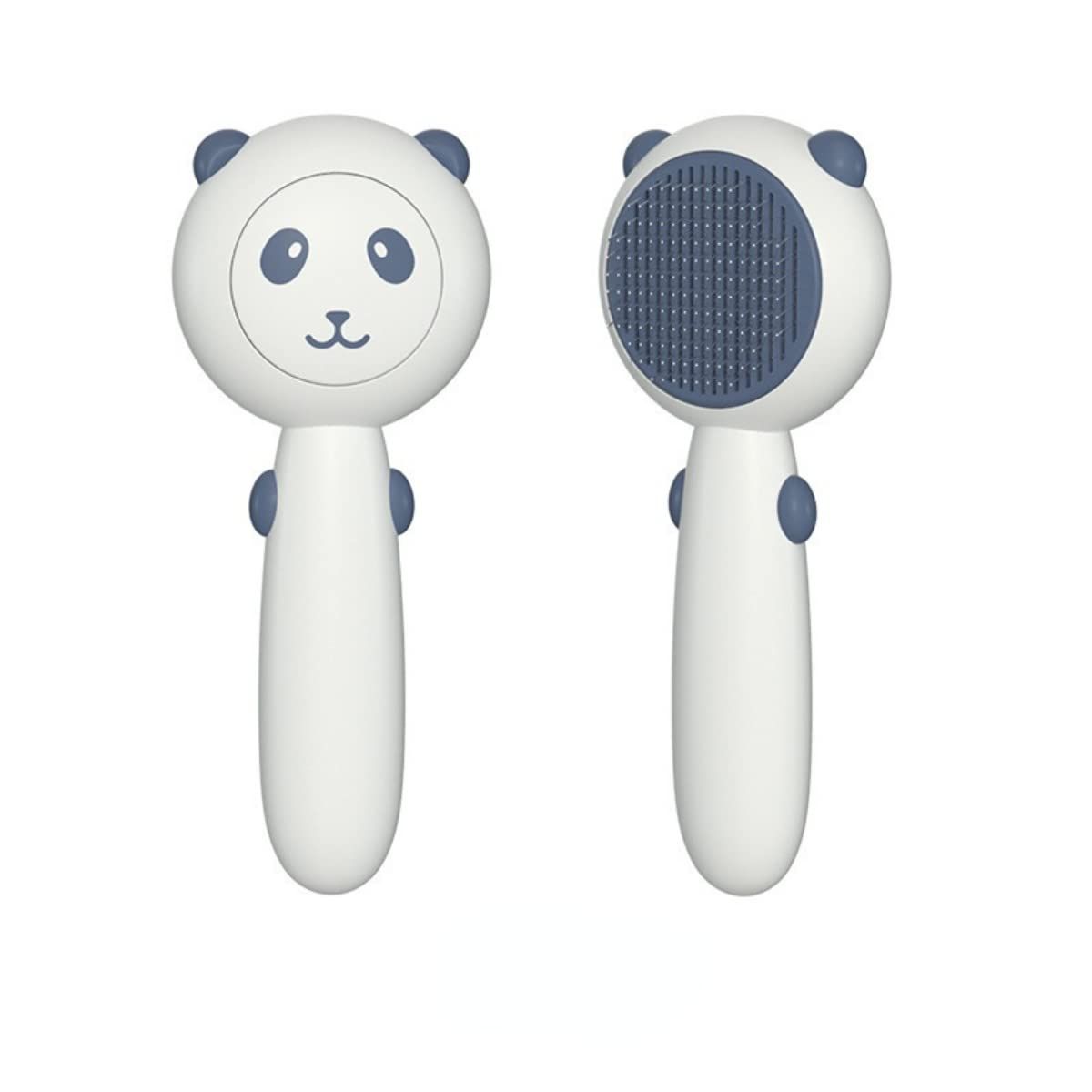 Cat Grooming Brush Panda-shaped Adorable Shedding Brush Massage Tool for view 6